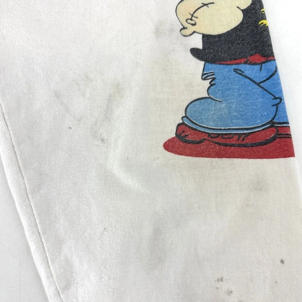Vintage Kids Boys Popeye‎ The Sailor Pants Spinach Can Stretch Small Cartoon